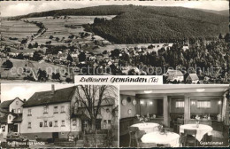 72095442 Gemuenden Taunus Panorama Gasthaus Zur Linde Gaststube Weilrod - Other & Unclassified