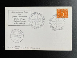 NETHERLANDS 1958 POSTCARD IOGT WORLD CONFERENCE THE HAGUE 18-07-1958 NEDERLAND INT. ORDER OF GOOD TEMPLARS - Lettres & Documents