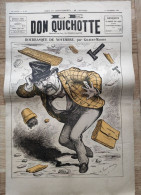 1891 Journal Satirique " LE DON QUICHOTTE " - Bourrasque De Novembre Par Gilbert Martin - ELECTION DE LILLE - TUILLES - Revistas - Antes 1900