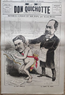 1891 Journal " LE DON QUICHOTTE " - Monsieur Cupidon Et Son Papa Par Gilbert Martin - LE DUC GAMELLE - COMTE DE PARIS - Zeitschriften - Vor 1900