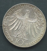 MONNAIE 10 Mark 1972 F STUTGART Jeux Olympiques De Munich, En Argent  - PIEB 25603 - 10 Mark