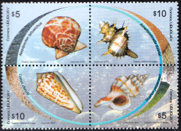 URUGUAY 2007 SEASHELLS BLOCK OF 4** - Conchas