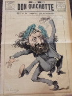 1884 Journal Satirique " LE DON QUICHOTTE " - Alfred NAQUET - LE PAS DU TRIOMPHE ! Par Gilbert MARTIN - VOTE DU DIVORCE - Newspapers - Before 1800