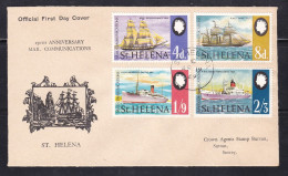 Saint Helena - 1969 Mail Communications / Ships Illustrated FDC - Saint Helena Island
