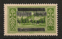 GRAND LIBAN - 1928 - N°YT. 99b - VARIETE Doubles Surcharges / Dble Overprints - Neuf Luxe ** / MNH / Postfrisch - Neufs