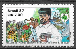 Brasil 1988 400 Anos Do Tratado Descritivo Do Brasil De Gabriel Soares De Sousa RHM C1575 - Nuevos