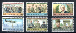 Thème Général De Gaulle - VANUATU - 6 Valeurs Du BF Yvert 17 Neufs *** - T 1490 - De Gaulle (Generale)