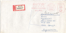 Germany - R-letter Berlin - Franking Machines (EMA) ERRA ROCKE ERICH RADTKE 1983 - Franking Machines (EMA)