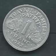 MONNAIE 1 FRANC 1942 - PIEB 25606 - 1 Franc