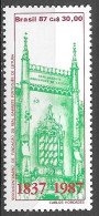 Brasil 1987 150 Anos Da Fundação Do Real Gabinete Português De Leitura - RJ RHM 1558 - Unused Stamps