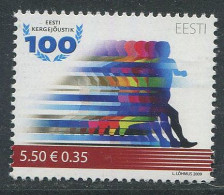 Estonia:Unused Stamp Estonian Athletics 100 Years, 2006, MNH - Leichtathletik