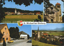 72094856 St Michael Kaernten Ortsansicht Kirche Strassenpartie  Villach - Sonstige & Ohne Zuordnung