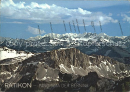 72094847 Raetikon Blick Von Der Sulzfluh Auf Schweizer Alpen Mit Albula Und Bern - Other & Unclassified