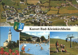 72094846 Bad Kleinkirchheim Kaernten Fliegeraufnahme Kirche Schwimmbad Seilbahn  - Other & Unclassified