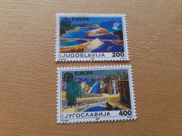 TIMBRES  YOUGOSLAVIE  ANNEE 1987     N  2098  /  2099    COTE  3,00  EUROS   NEUFS   LUXE** - Unused Stamps