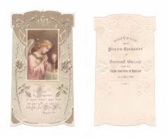 Montluçon, 1re Communion De Fernand Gelas, 1918, église Saint-Pierre, Ange, Bouasse-Lebel - Lecène & Cie N° 5349 - Images Religieuses