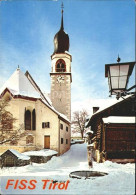 72094783 Fiss Tirol Dorfidyll Kirche Fiss - Autres & Non Classés