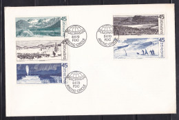 Sweden - 1970 Arctic Circle Booklet Stamps FDC Pictorial Postmark - FDC