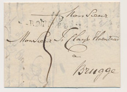 119 ROTTERDAM - Brugge 1812 - ...-1852 Voorlopers