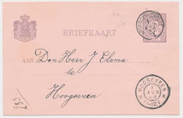 Midlaren - Trein Kleinrondstempel Groningen - Zwolle I 1898 - Lettres & Documents