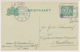 Treinblokstempel : Groningen - Zwolle G 1912 - Unclassified