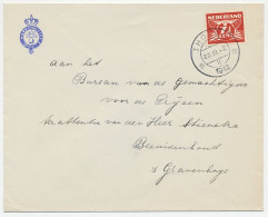 Envelo Tholen 1942 - Marechausee - Unclassified