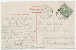 Kleinrondstempel Biezelinge 1909 - Ohne Zuordnung