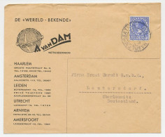 Firma Envelop Haarlem 1933 - Wereld / Globe - Ohne Zuordnung