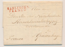 HARLINGEN FRANCO - S Gravenhage 1827 - ...-1852 Voorlopers