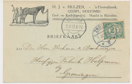 Firma Briefkaart S Heerenbroek 1912 - Hoefsmid - Rijwielen Etc. - Unclassified