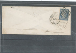 FRANCE - N°4- /LSC MONTAUBAN POUR TOULOUSE   - Obl-GRILLE  -Cà D  -6 SEPT 51 - 1849-1850 Cérès