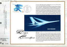 DOCUMENT FDC 1977 PEINTURE DE EXCOFFON - 1970-1979