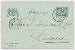 Briefkaart G. 55 Particulier Bedrukt Zaandam 1903 - Entiers Postaux