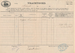Vrachtbrief H.IJ.S.M. Almelo - Den Haag 1908 - Unclassified