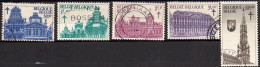 Belgique 1965 COB 1354-1358 (complet) Grand Place De Bruxelles - Usados