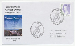 Cover / Postmark Italy 2009 Charles Darwin  - Other & Unclassified