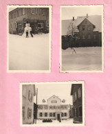 PHOTOGRAPHIE - PHOTO - LOT DE 3 PHOTOGRAPHIES - ALLEMAGNE - TROSSINGEN - 1952 - Places