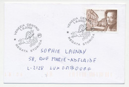 Cover / Postmark Italy 2002 Horse - Historical Regatta - Hippisme