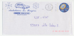 Postal Stationery / PAP France 2002 Car - Ambulance - Otros & Sin Clasificación