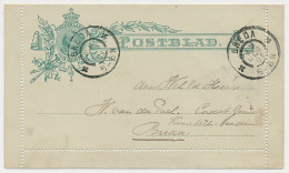 Postblad G. 3 X Locaal Te Breda 1901 - Entiers Postaux