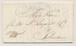 HELLEVOETSLUIS - Schiedam 1825 - ...-1852 Prephilately