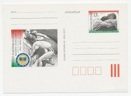 Postal Stationery Hungary 1996 Wrestling - European Championships - Other & Unclassified