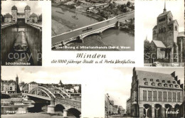 72094447 Minden Westfalen 1000jaehrige Stadt An Der Porta Westfalica Schleuse Mi - Minden