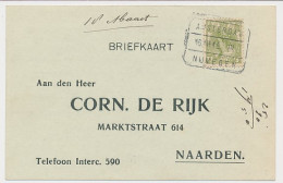 Treinblokstempel : Amsterdam - Nijmegen III 1918 ( Scherpenzeel) - Non Classés