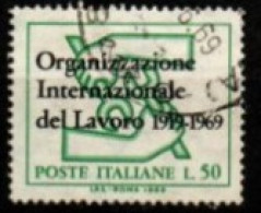 ITALIE    -     1969 .   Y&T  N° 1037  Oblitéré.   O. I. T. - 1961-70: Usati