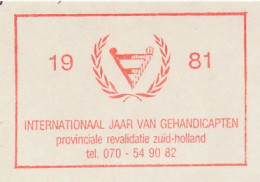 Meter Cut Netherlands 1981 International Year Of Disabled Persons - Handicap
