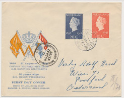 FDC / 1e Dag Em. Regeringsjubileum 1948 - Type Uitgave Hollandia - Non Classés