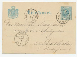 Briefkaart Den Haag - Belgie 1879 - Grensstempel - Cartas & Documentos