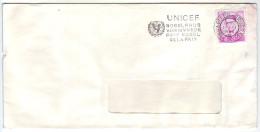 Cover / Postmark Belgium 1966 UNICEF - Nobel Prize - Peace - Nobelprijs