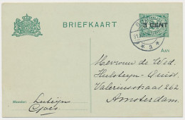 Briefkaart G. 96 A I Goes - Amsterdam 1916 - Postal Stationery